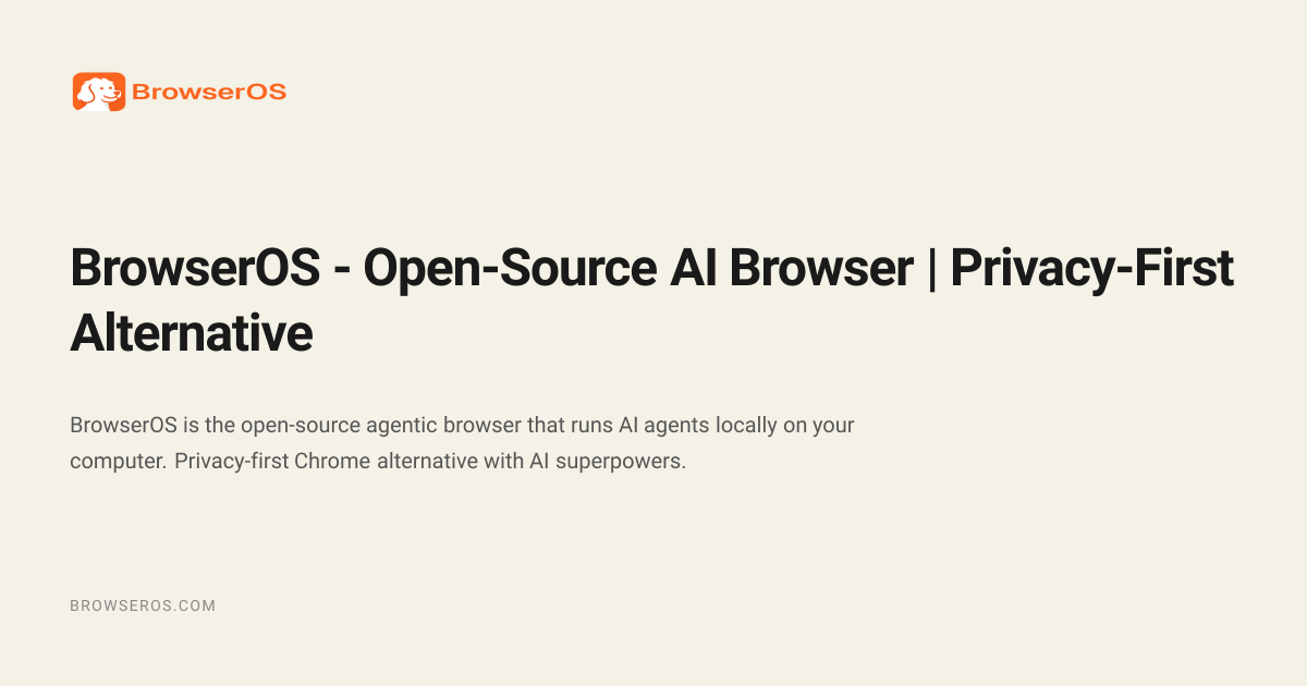 BrowserOS cover